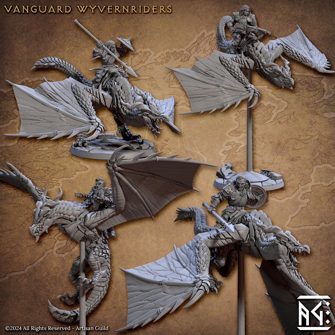 Vanguard Wyvern Rider - 4 Modular Unit