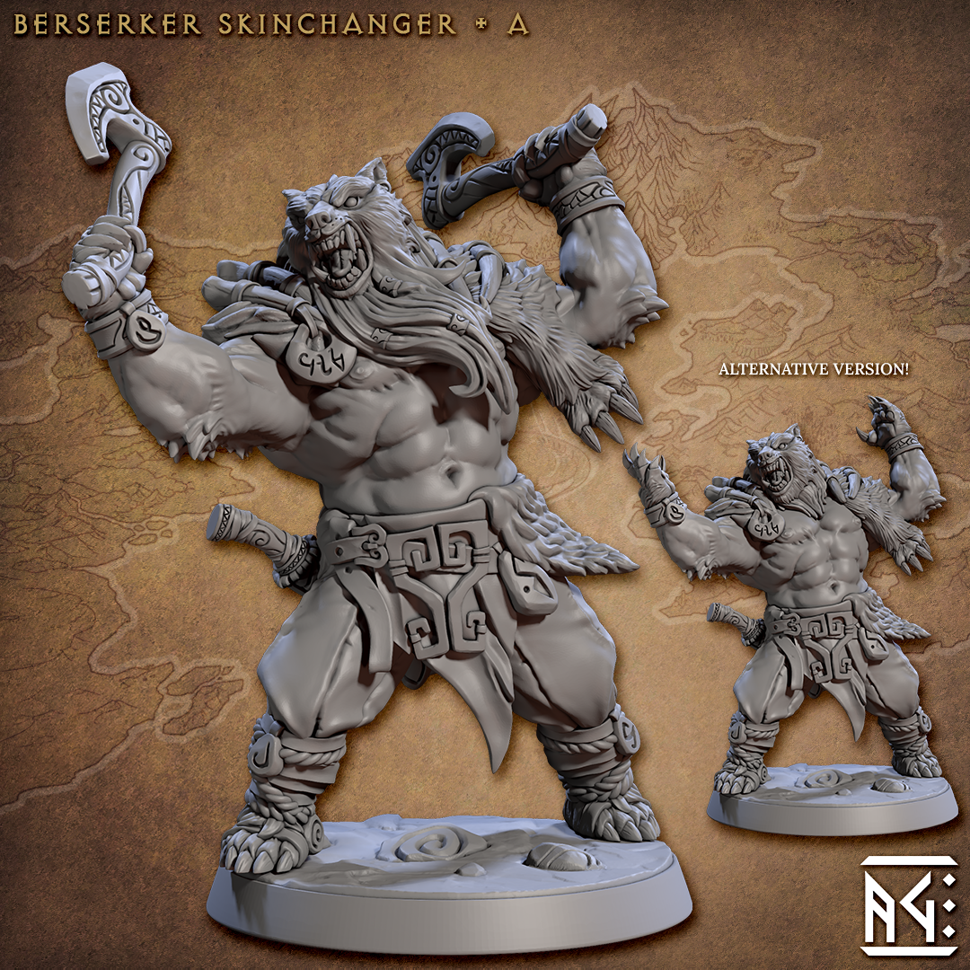 Berserker Skinchangers - 4 Modular Unit